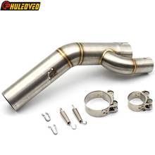 Motorcycle Exhaust Mid Link Pipe for BMW S1000RR 2017 2018 Muffler Exhaust Silencer Escape Demper Connect Pipe for S1000RR 17-18 2024 - buy cheap