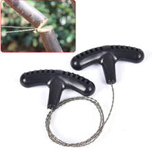 Outdoor Camping Hiking Pocket Saw Wire Travel Emergency Survive Tool Stainless Steel Wire Kits With Finger Handle For Cutting 2024 - buy cheap