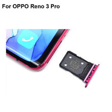 2PCS For OPPO Reno 3 Pro New Tested Sim Card Holder Tray Card Slot For OPPO Reno3 Pro Sim Card Holder Replacement 3PRO 2024 - buy cheap
