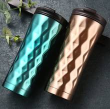 New 500ml Double Wall Stainless Steel Car Coffee Mug Thermos Cup Coffee Tea Mug Thermo Water Bottle Thermocup Thermomug 2024 - buy cheap