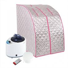 HOT Baby Shower Bath Portable 1.5L Steam Sauna Spa Home Tent Pot Machine Slimming Weight Loss Therapy Sauna Cabin Generator 2024 - buy cheap