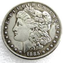 US Coins 1885 P/S/CC/O Morgan Dollar copy Coins Silver Plated 2024 - buy cheap