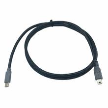 USB3.1 тип-c к мини-usb OTG кабель передачи данных «Папа-папа» для копирования зарядного кабеля 25 см/1 м 2024 - купить недорого