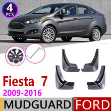 Mudflap for Ford Fiesta 7 MK7 Saloon Sedan 2009~2016 Fender Mud Guard Splash Flaps Mudguard Accessories 2010 2011 2012 2013 2014 2024 - buy cheap