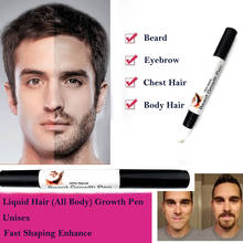 Hot-sell Men Beard Growth Pen Fast Shaping Facial Whiskers Hair Mustache Nourish Liquid Anti Hair Loss Sideburn Growing Serum 2024 - buy cheap