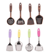 5PC  Dollhouse Miniature Accessories Mini Shovel Soup Spoon Storage Holder Kitchen Cooking Tool Utensils for Decoration Toy 2024 - buy cheap