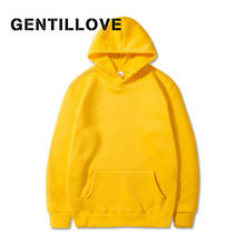 Gentillove hoodies femininos primavera outono feminino casual solto hoodies moletom feminino cor sólida hoodies moletom 2024 - compre barato