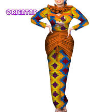 Vestidos africanos femininos estilo ancara vestido longo tradicional africano impressão maxi vestido festa à noite moda plus size wy7256 2024 - compre barato
