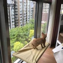 Hamaca de gato montada en la ventana, estera de sofá, tumbona, perca, cojín, asiento bandeja colgante con ventosa, cama colgante de gato 2024 - compra barato