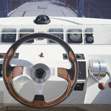 Volante a prueba de óxido de aluminio, rueda y cubo deportivo para yate marino de 12,6 ''y 3/4'' 2024 - compra barato