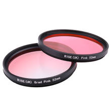 Camera Filter 52mm Full Pink Gradual Pink Lens Filter for Nikon D3100 D3200 D5100 SLR Camera Lens 2024 - buy cheap