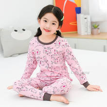 Kids Pajamas Sets Children's Sleepwear Baby Pyjamas Boys Girls Clothes Full Sleeve Pijamas Cotton Nightwear Clothes Home Dress 2024 - buy cheap