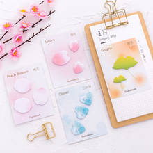 New Lovely Beautiful Cherry Petals Memo Pad Paper Post Notes Sticky Notes Notepad Stationery Papeleria Office School Supplies 2024 - buy cheap
