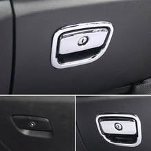 Porta-luvas cromado para automóveis, abs, copilot, alça, tigela, guarnição para jeep grand, cherokee 2014, 2015, 2016, 2017, acessórios automotivos, estilo 2024 - compre barato