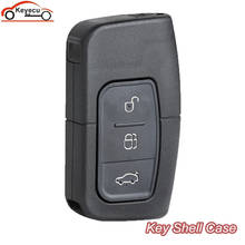 KEYECU Smart Remote Car Key Shell Case Fob 3 Button for Ford Focus Mondeo Galaxy S-Max C-Max 2024 - buy cheap