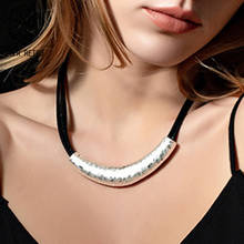 Collar de Metal Vintage para mujer, colgante de aleación ajustable, cadena para el cuello, estilo Retro, 2021 2024 - compra barato