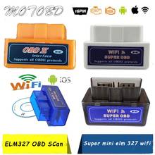 Super Mini ELM327 Bluetooth Wifi OBD2 V2.1 V1.5 Auto Scanner OBDII Car ELM 327 Diagnostic Tool for Android  IOS Windows Symbian 2024 - buy cheap