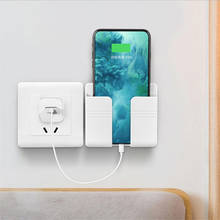 1pc Wall Charger Hook Mobile Phone Holder For Iphone Xiaomi Ios Universal Cellphone Hanging Stand Bracket Hooks Charging Dock