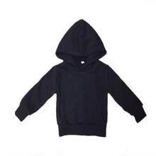 COSPOT Baby Girls Boys Winter Hoodies Coat Boy Plain Black Gray Sweatshirts Kids Tops Coat Children Pullover Outfits 2021 New 23 2024 - buy cheap