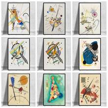 Abstract Geometric Artwork By Wassily Kandinsky Canvas Art Paintings Posters and Prints Reproductions Wall Pictures Home Decor 2024 - buy cheap