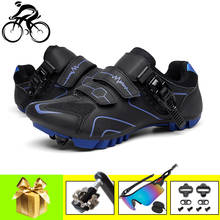 Triathlon Race Cycling Shoes Men MTB Mountain SPD Pedals Riding Bike Sneakers Sapatilha Ciclismo Mtb Male Racing Bicycle Shoes 2024 - buy cheap