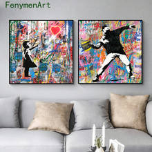 Street Graffiti Art Pop Art Canvas Painting Cuadros Posters Modern Wall Art for Living Room Home Decor No Frame 2024 - buy cheap