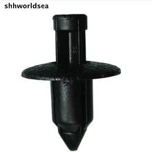 Shhworldsea Free shipping 100pcs POM Black Trim Panel Retainer Fastener Clip For Mitsubishi 2024 - buy cheap