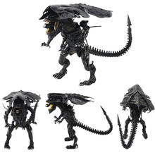 Figura de ação de alienígena hibrido queen alien #047 vs predador de pvc, modelo de brinquedo, figura de ação de rainha e alienígena 18cm 2024 - compre barato