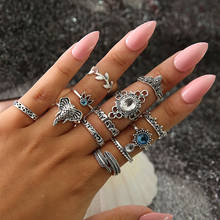 womens rings for girls bohemian ring set for women bagues anillos jewelry finger ring valentine day Elephant accesorios schmuck 2024 - buy cheap