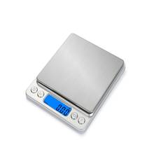 Balança digital portátil lcd, 500/0, 01g/1000g/0.1g, de bolso, para cozinha, jóias, balança de peso 2024 - compre barato