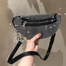 New women Bags Fashion Diamond Mini Shoulder Bag Travel Crossbody Messenger Bags Female Zipper Chest Pack Casual Bolsa feminina 2024 - buy cheap