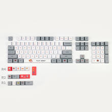 Клавиши для Марио PBT OEM Profile 1.75U, переключатели Cherry MX, механическая клавиатура GH60 GK61X GK64X 84 87 104 108 2024 - купить недорого