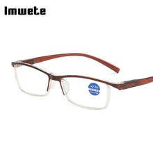 Imwete Resin Hyperopia Glasses Male Spring Legs Ultra Light Reading Eyeglasses Female Blu-ray Eyewear 2024 - buy cheap