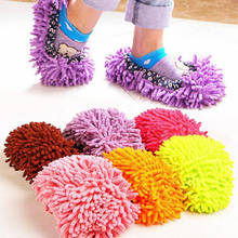 1pc Dust Cleaner Grazing Slippers House Bathroom Floor Cleaning Mop Cleaner Slipper Lazy Shoes Cover Microfiber Duster Cloth 2024 - buy cheap