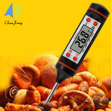 Электронный цифровой пищевой термометр ChanFong TP101, зонд из нержавеющей стали 304, измеритель температуры жидкости, барбекю, выпечки, масла 2024 - купить недорого