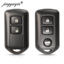 Jingyuqin For Toyota Highlander Camry Prado RAV Vios Yaris Smart Keyless Case 3 Buttons Remote Car Key Shell 2024 - buy cheap