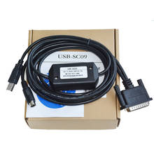 USB-SC09 FX1N FX3U FX3G Programming Cable X & A series PLC,usb sc09 Support WIN7 2024 - buy cheap