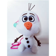 Disney Frozen 2 Newest 18cm Snowman Olaf Plush Backpack Stuffed Plush Doll Kawaii Plush Toys for Children Christmas Best Gifts 2024 - buy cheap