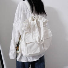 Marca casual mulheres diário mochila saco de lona estilo estudante saco de escola viagem casual drawstring mochila portátil bagpack 2024 - compre barato