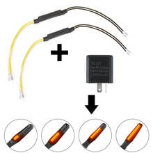 Motorcycle LED Turn Signal Indicator Load Resistor Decoder & 2-Pin Unit Adjustable Flasher Blinker Relay Moto Accessories 12V 2024 - buy cheap