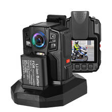 Boblov HD66-02 câmera da polícia 64gb ambarella a7 guarda de segurança 1296p visão noturna câmera do corpo para a aplicação da lei 2024 - compre barato
