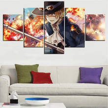 Pósteres de arte de pared de 5 piezas, imágenes e impresiones de Anime Steampunk Boy Hunter, decoración moderna para sala de estar y dormitorio, pintura 2024 - compra barato