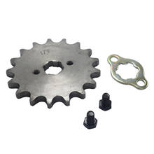 Front Engine 530# 20mm 17T Teeth Chain Sprocket With Retainer Plate Locker for Motorcycle Dirt Bike ATV 2024 - buy cheap