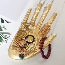 Soporte de mano de maniquí dorado H190001, estante de joyería, pulsera, joyería, brazalete y anillo 2024 - compra barato