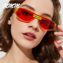 Новые унисекс хип-хоп euramerican красные Квадратные Солнцезащитные очки женские винтажные популярные солнцезащитные очки мужские 2024 - купить недорого