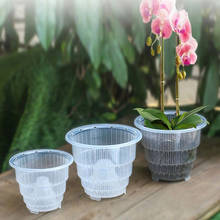 10/12 /15cm Meshpot Clear Plastic Orchid Pots With Holes Air Pruning Function Root Growth Slots Succulent Gardening Decor #Y 2024 - buy cheap