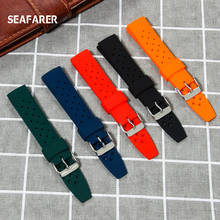 Rubber Watch Strap 20mm 22mm For Seiko SRP777J1 New Watch Band Diving Waterproof Bracelet Black Blue Orange Green Red Watchband 2024 - buy cheap