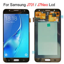 In Stock Amoled for Samsung Galaxy J7 nxt J701F J701M lcd display Screen Touch Digitizer Assembly for j701 J7 neo J7 core lcd 2024 - buy cheap