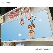 kawaii mouse pad 90x30cm gaming mousepad anime cute office notbook desk mat Natural Rubber padmouse games pc gamer mats 2024 - buy cheap