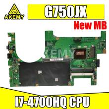 Placa base Akemy G750JX I7-4700HQ CPU para For Asus G750JX G750J laptop motherboard 100% probado soporte GTX770M/tarjeta gráfica de 3GB 2024 - compra barato